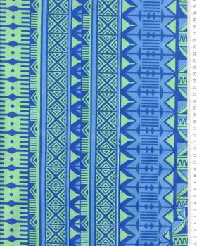 Polynesian fabric TURE Blue - Tissushop